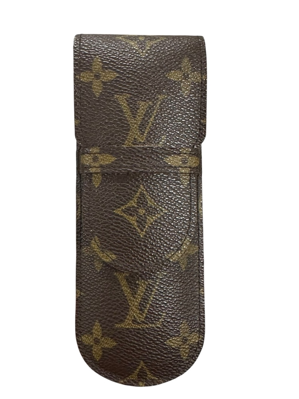 Louis Vuitton 1995 Monogram Leather & Tan Suede Eyeglasses Sunglasses Case - Picture 7 of 11
